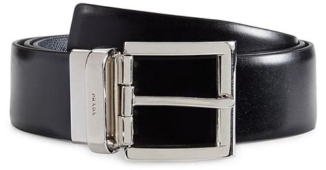 Prada cinture belt men's